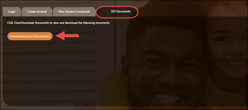 snippet of Login page showing Public documents link snippet of Login page showing Public documents link