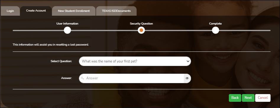 Security Questions Security Questions